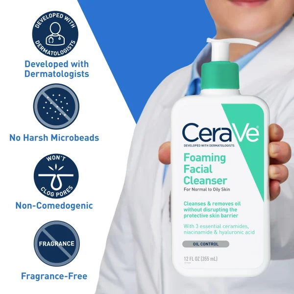 Cerave Facial Foaming Cleanser -12oz/355ml (US Version)