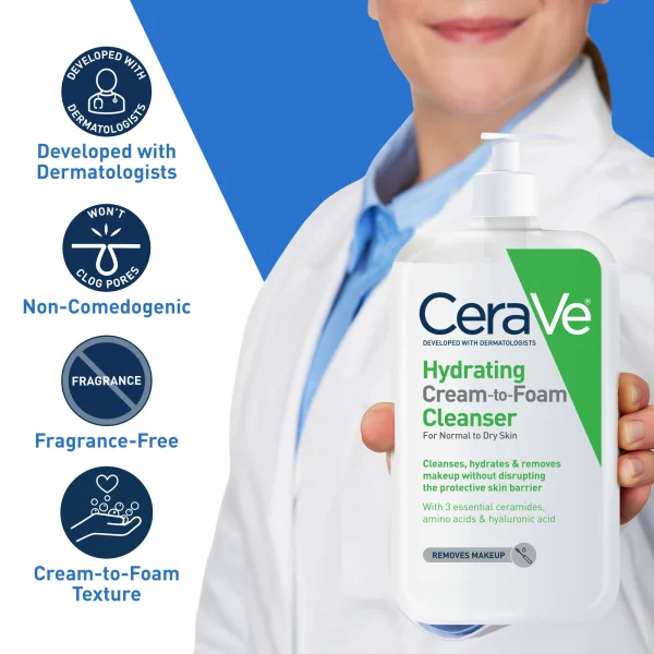 Cerave Hydrating Cream to Foam (US Version) 12oz