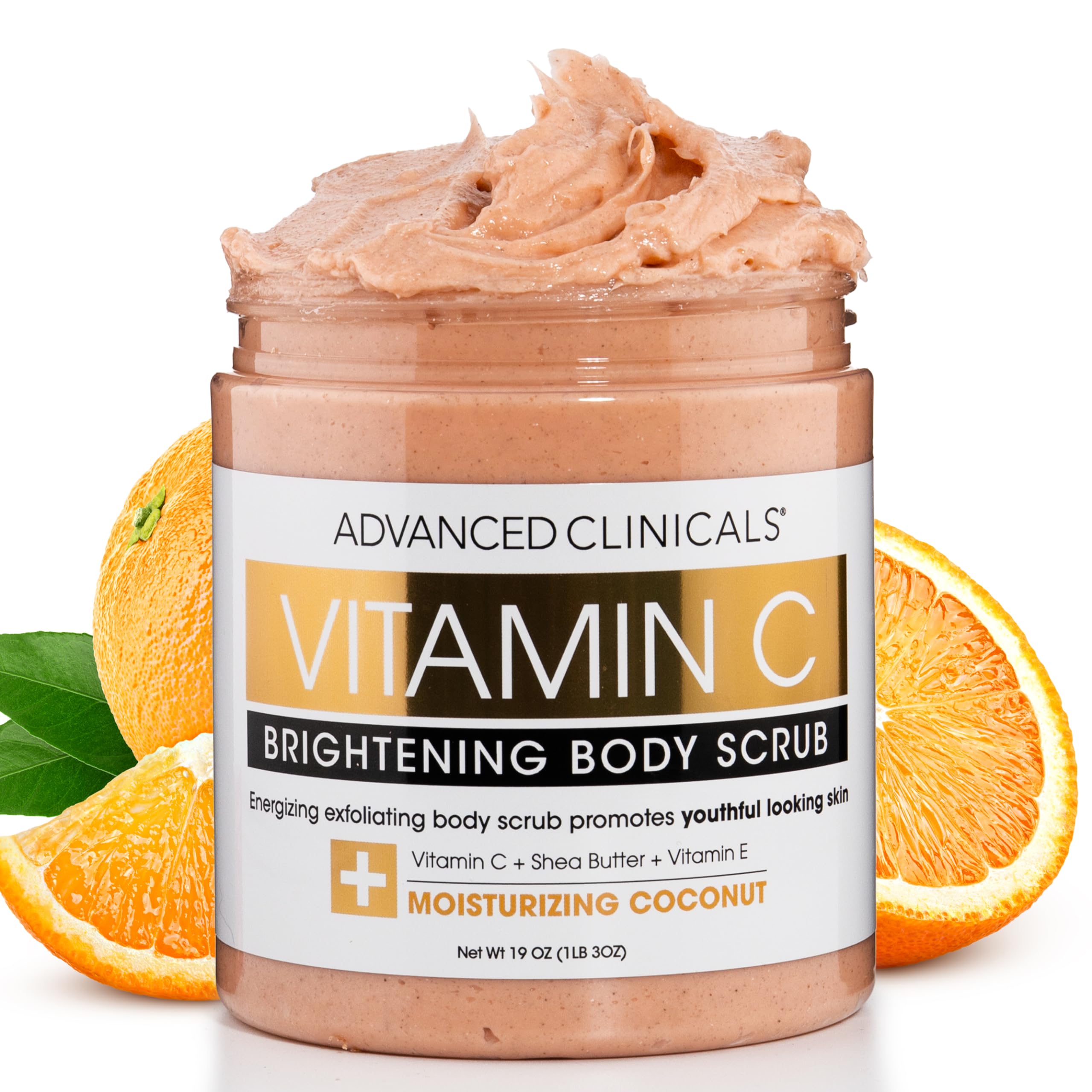 Advanced Clinicals Brightening Vitamin C Exfoliating Body Scrub 19