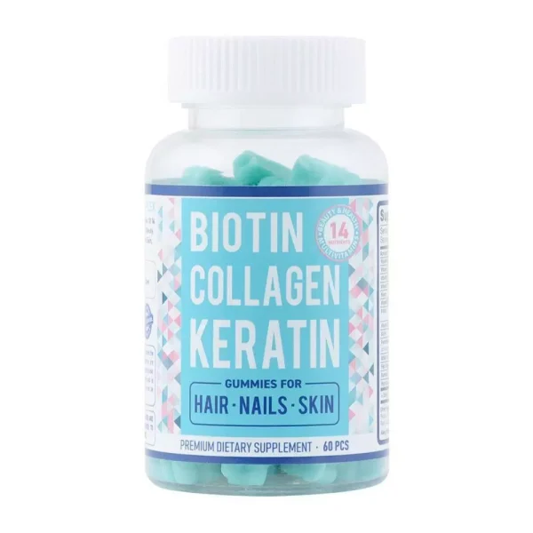 Biotin Collagen Keratin 60 Gummies