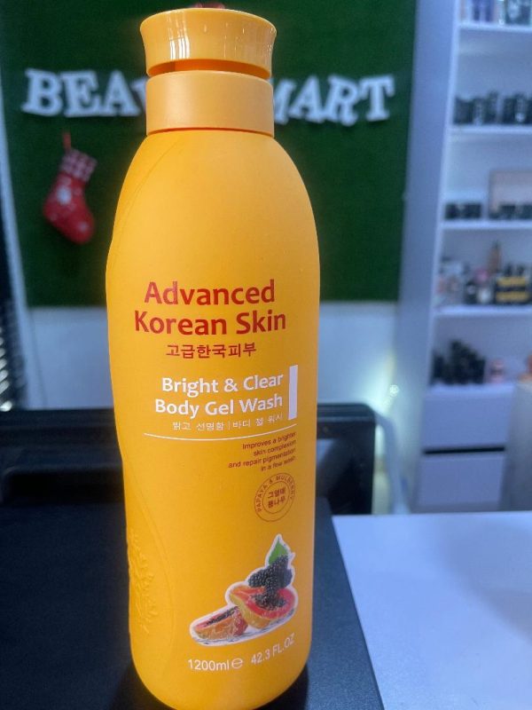 Advanced Korean ( PAPAYA) Skin Bright & Clear Body Wash -1200ml