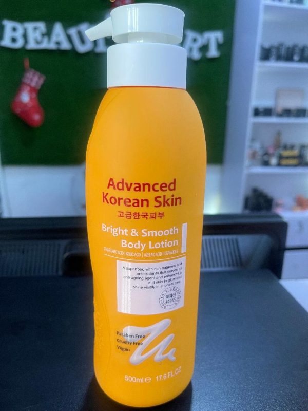 Advanced Korean Skin Bright & Smooth Body Lotion 500ml