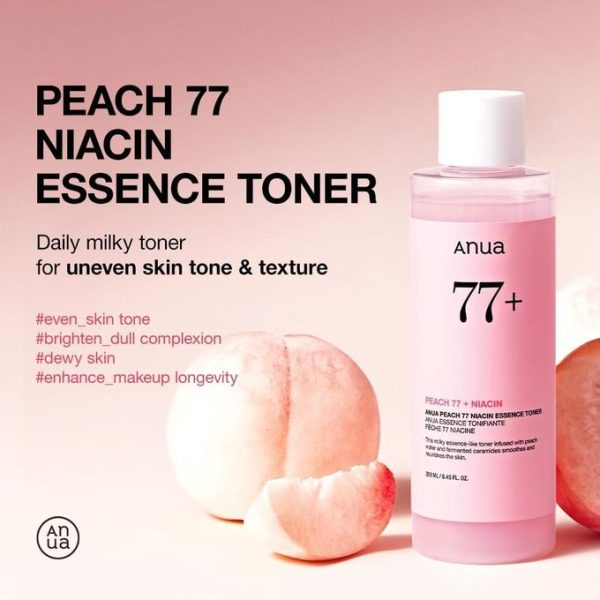 Anua Peach 77% Niacin Essence Toner 250ml