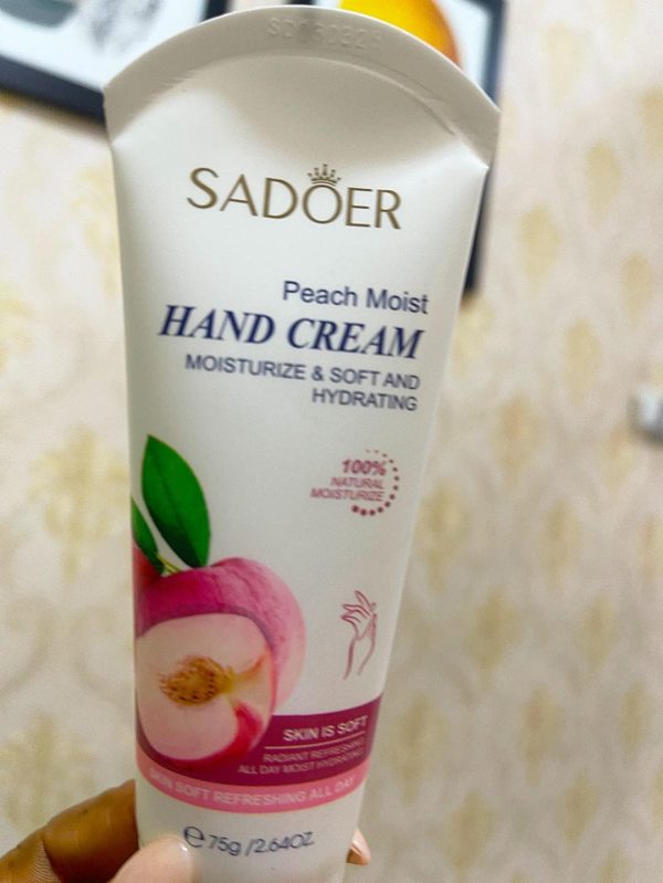 SADOER Peach Moist Hand Cream 75g