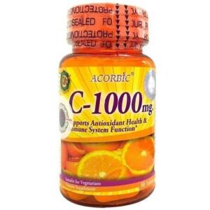 Acorbic C-1000mg Vitamin C Supplement - 30 Capsules