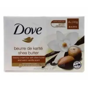 DOVE Shea Butter Moisturizing Bar Soap – 4 in 1 pack *90g