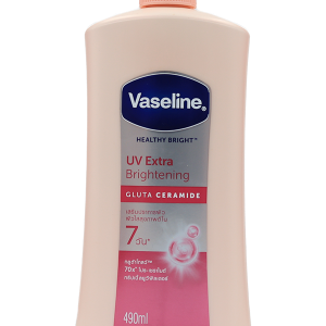 VASELINE -Healthy Bright UV Extra Brightening (Gluta ceramide) lotion 490ml
