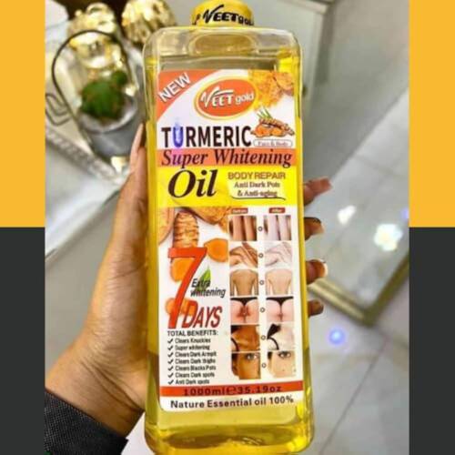 VEET GOLD Turmeric Super Whitening Body Repair Oil 1000ml