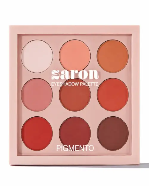 Zaron Pigmento Eyeshadow Palette - Bare Whisper