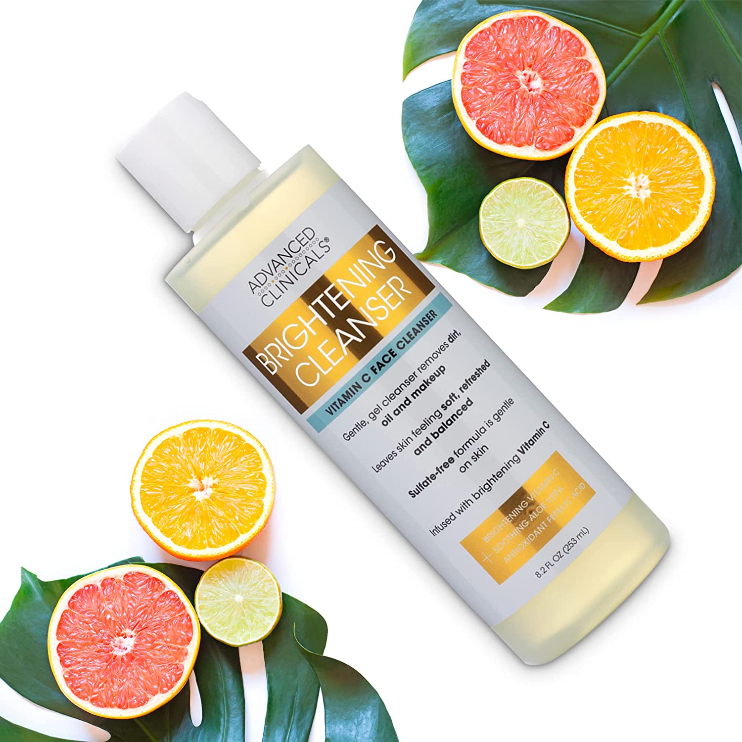 Advanced Clinicals Brightening Vitamin C Facial Cleanser