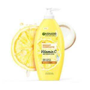 Garnier Bright Complete body lotion with (Vitamin C + Lemon) 400ml