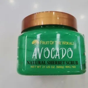 Fruit of the Wokali Natural Sherbet Scrub - AVOCADO