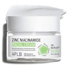 APLB Zinc Niacinamide Facial Cream 55ml – Oil Control & Brightening Moisturizer