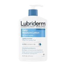 LUBRIDERM -Daily Moisture Lotion (Lightly scented) 16oz 473ml