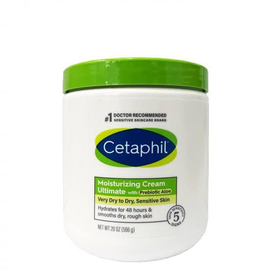 Cetaphil Moisturizing Cream Ultimate with prebiotic aloe - (20oz)( Packaging may differ)