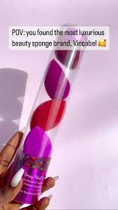 VICCABEL Berry Blend 5in1 Makeup Sponge Set