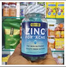 Zinc For Acne Gummies 60 Counts ( PACKAGING may Differ)