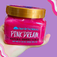 Fruit of the Wokali Natural Sherbet Scrub - PINK DREAM