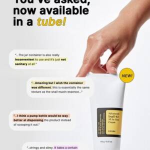 Cosrx Advanced Snail 92 All in one Cream – TUBE 100g