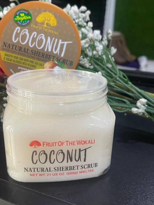 Fruit of the Wokali Natural Sherbet Scrub - COCONUT