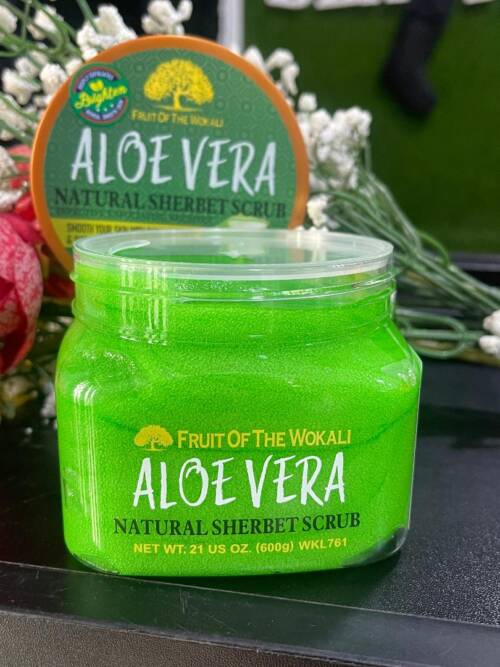 Fruit of the Wokali Natural Sherbet Scrub - ALOE VERA