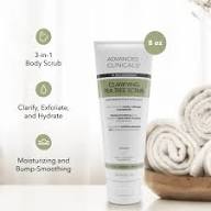 Advanced Clinicals Tea Tree Body Scrub 237ml