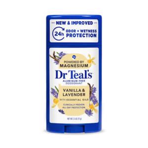Dr Teals Aluminum Free Deodorant, Vanilla & Lavender with Essential Oils