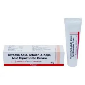 Demelan Cream (Glycolic Acid, Arbutin & Kojic Acid 20g)