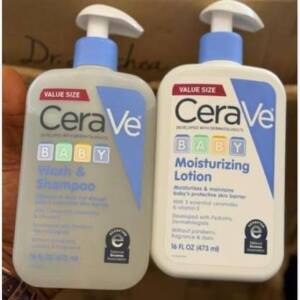 Cerave Baby Wash/Shampoo and Moisturizing Baby lotion (COMBO)