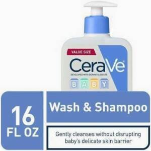 Cerave Baby Wash & Shampoo 16 oz/473ml US