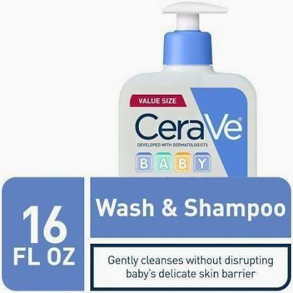 Cerave Baby Wash & Shampoo 16 oz/473ml US