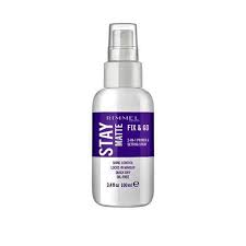 Rimmel Stay Matte Fix & Go 2-in-1 Primer & Setting Spray, Transparent