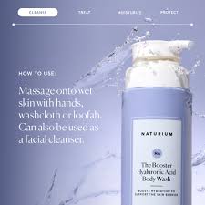 NATURIUM The Booster Hyaluronic Acid Body Wash – 500ml