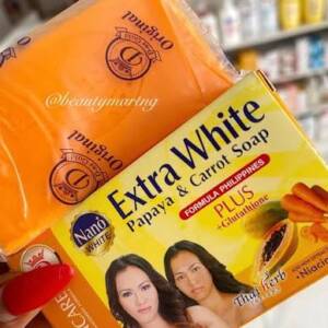 NANO EXTRA WHITE PAPAYA & CARROT SOAP